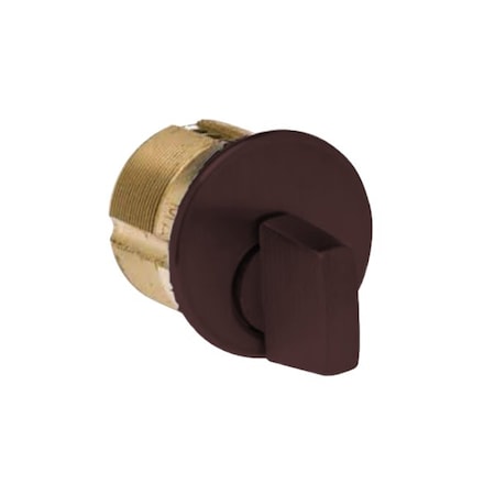 Ilco Ilco: 1"  Thumb-Turn Mortise Cylinder, Adams Rite Cam, Oil Rubbed Bronze ILCO-7161TK2-10B